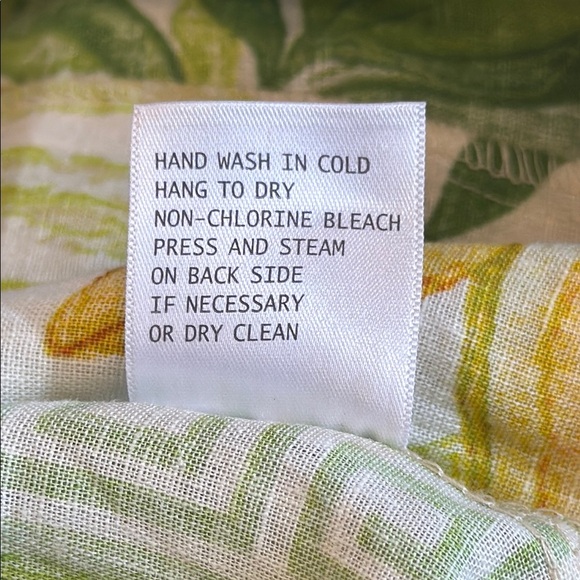 C&C Linen Pants floral women’s size medium - Picture 10 of 11